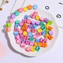 ncmama 12pcs/set Mini Rhinestone No-Slip Grips Hair Clips for Women Girls Glitter Teeth Metal Clamps Flower Hair Accessories