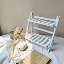 Double Layer Adjustable Wooden Bookshelf Stationery Organizer Shelves Flower Pot Rack Kitchen Cabinet Storage Holders Spice Rack
