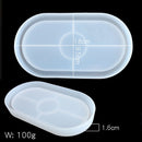 DIY Round Candle Jar Pot Silicone Molds for Making Uv Epoxy Plaster Concrete Storage Box Mould Home Decor Flower Pot Planter