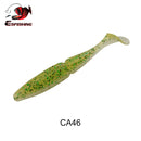 ESFISHING 100mm125mm155mm200mm Easy Shiner Quality Pesca Soft Fishing Lure Silicone Bait Wobblers Leurre Souple Free shipping
