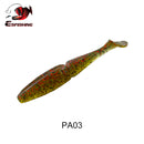 ESFISHING 100mm125mm155mm200mm Easy Shiner Quality Pesca Soft Fishing Lure Silicone Bait Wobblers Leurre Souple Free shipping