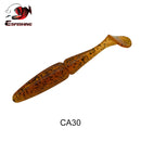 ESFISHING 100mm125mm155mm200mm Easy Shiner Quality Pesca Soft Fishing Lure Silicone Bait Wobblers Leurre Souple Free shipping