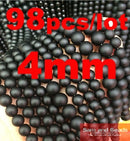 5A Quality !  Black Dull Polish Matte Onyx Agata Round natural stone Beads 16"/Strand 4 6 8 10 12 14 MM Pick Size  No.BOB01
