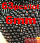 5A Quality !  Black Dull Polish Matte Onyx Agata Round natural stone Beads 16"/Strand 4 6 8 10 12 14 MM Pick Size  No.BOB01